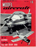 MODEL AIRCRAFT JULY 1962 - Grossbritannien