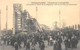 BF36494 Bruxelles Exposition Belgium L Incendie Des 14 15 Aout  1910 Pa,ais Ruin - Foires