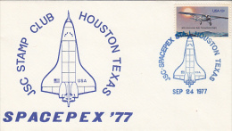 7924- SPACE, COSMOS, SPACE SHUTTLE, SPECIAL COVER, 1977, USA - North  America