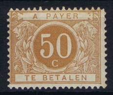 Belgium:  OBP Nr 8 MH/* - Timbres