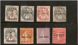 ANDORRE LOT DE TIMBRES NEUFS * ET UN OBLITERE DE 1931 - Neufs