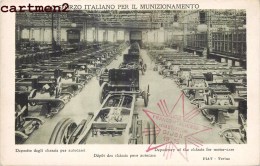 FABBRICA FIAT TORINO DEPOSITO DEGLI CHASSIS PER AUTOCARRI AUTOMOBILE USINE LIGUE FRANCO-ITALIENNE BOURGOGNE DIJON CAR - Autres & Non Classés