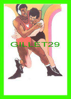 LUTTE - BY ROBERT PEAK - WRESTLING STAMP, 1984 SUMMER OLYMPICS - - Lutte