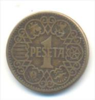 SPAGNA  1 PESETAS  ANNO 1944 - 1 Peseta