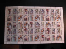 Can74-01  SC# 634-639  Feuille De 50, Livraison Du Courrier; Letter Carrier Service, Sheet Of 50;  1974 - Full Sheets & Multiples