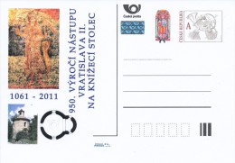 Czech Rep. / Postal Stat. (Pre2011/03) 950 Anniversary Of The Vratislav II. The Princely Throne (1061) - Cartes Postales