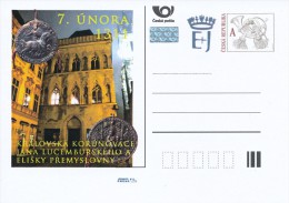 Czech Rep. / Postal Stat. (Pre2011/05) Royal Coronation Of John Of Luxemburg And Elizabeth Of Bohemia (1311) - Cartes Postales