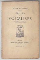 1885 - Trilles Et Vocalises - Justin BELLANGER De Provins - Envoi à Sa Tante - FRANCO DE PORT - Ile-de-France