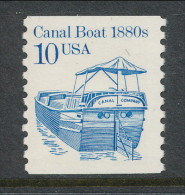 USA 1987 Scott 2257,Canal Boat 1880s, MNH ** - Rollenmarken