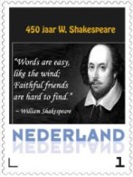 Nederland  2014  Shakespeare 3  Quote     Postfris/mnh/sans Charniere - Personnalized Stamps
