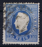 Portugal:  1870 YV Nr 45   Perfo 12.50 Mi Nr 42 Used - Gebruikt