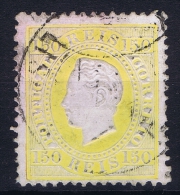 Portugal:  1870 YV Nr 47 Perfo 12.50 Mi Nr 49 Used - Gebruikt