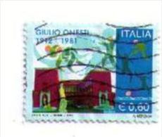 2012 GIULIO ONESTI  € 0.60 USATO - 2011-20: Oblitérés