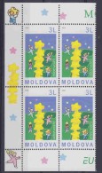 Europa Cept 2000 Moldova 1v Bl Of 4  ** Mnh (18496) - 2000