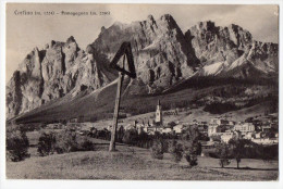 Italie--BELLUNO--1931--CORTINA -Vue Générale Et Pomagagnon N° 1/32  édit.Brunner --old Postcard - Belluno