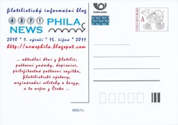 Czech Rep. / Postal Stat. (Pre2011/47) NEWSPHILA - Philatelic Information Blog, First Anniversary - Cartes Postales