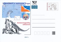 Czech Rep. / Postal Stat. (Pre2011/56) Dinosaurs From The Island Vega (1) Antarctopelta Oliveroi - Inseln