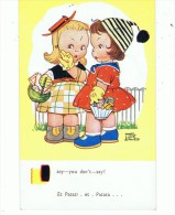 CPA-CPSM-ILLUSTRATEURS-1961-MABEL LUCIE ATTWELL-DEUX PETITES COMMERES- - Attwell, M. L.