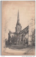 POSTCARD 1920 CA. CHICHESTER CATHEDRAL NORTH WEST - Chichester