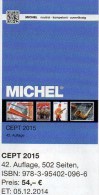 CEPT Michel Briefmarken Katalog 2015 Neu 54€ + JG-Tabelle EUROPA Vorläufer EG NATO EFTA KSZE Symphatie 978-3-95402-096-6 - Collections