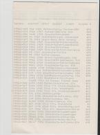 Schweden/  LITERATUR -  Erstflüge (first Flights) Liste Mit 256 Flügen 1915 - 1955, In US $ - Air Mail And Aviation History