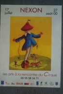 87 - NEXON - BELLE AFFICHE CIRQUE  AOUT 2000 - Plakate