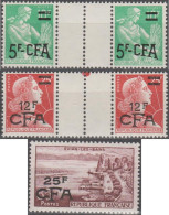 REUNION ISLANDS..1959..Michel # 407-409...MNH. - Nuevos