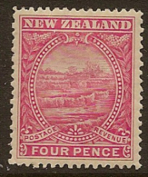 NZ 1898 4d White Terrace SG 252 HM #IY41 - Nuovi