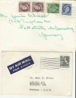 =KANADA CV *2 1955 - Lettres & Documents