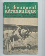 Le Document Aéronautique Publié Par Le Comité De Propagande Aéronautique No 60 Mars 1931 - Aviation