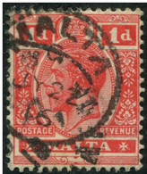 Pays : 311 (Malte : Colonie Britannique)  Yvert Et Tellier N°:  44 (o) - Malte (...-1964)