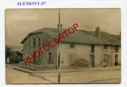 ALEMONT-Carte Photo Allemande-Guerre14-18-1WK-Frankreich-France-57- - Metz Campagne