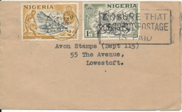 Nigeria Cover Sent To England 28-5-1956 - Nigeria (...-1960)