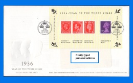 GB 2006-0014, 70th  Anniversary Of The Year Of Three Kings FDC, Sleaford Lincs SHS - 2001-2010 Dezimalausgaben