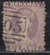 Bahamas Used, 1863 - 1977, Wmk Crown CC, 6d As Scan (Filler) - 1859-1963 Crown Colony