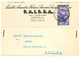 TORINO - CARTOLINA COMMERCIALE P.A.I.S.S.A. - Bares, Hoteles Y Restaurantes