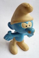 FIGURINE SCHTROUMPF - SMURF - PIFUTOS  POUET DE LA BOUTIQUE SPIROU PETIT MODELE Début Des Années 60 - Schtroumpfs (Los Pitufos)