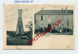 Gruss Aus FRECOURT-Restaurant-A.SIDOT-CP Multivues-Commerce-Frankreich-France-57- - Metz Campagne