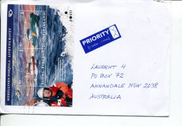 (7777) Finland To Australian Letter - Rescue Shipping - Covers & Documents