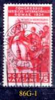 Vaticano-F0086G - 1935 - Sassone: N.44, 46, (o) - A Scelta. - Gebraucht
