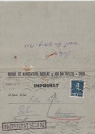 8617- KING MICHAEL STAMP, CLOSED LETTER, CENSORED SIBIU NR 20, 1943, ROMANIA - World War 2 Letters