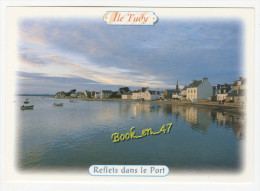 {53174} 29 Finistère Ile Tudy , Reflets Dans Le Port , à L' Estuaire De La Rivière De Pont L' Abbé, Port De L' Ile Tudy - Ile Tudy