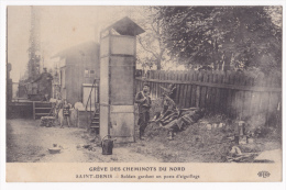 Grève Des Cheminots Du Nord - Soldats Gardant Un Poste D'aiguillage (les Soldats Dorment, La Gamelle Chauffe) - Pas Circ - Grèves