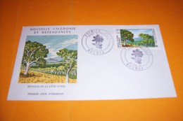 NOUVELLE  CALEDONIE ET DEPENDANCE  PREMIER JOUR  NOUMEA  LE  23 02 1974 - Cartas & Documentos