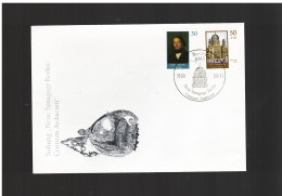 DDR - 18 9 1990 FDC WIEDERAUFBAU DER NEUEN SYNAGOGE BERLIN - 1981-1990