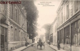 SAINT-CALAIS LA RUE SADI-CARNOT ATTELAGE COMMERCE 72 - Saint Calais