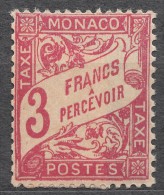 Monaco 1925 Timbre Taxe Mi#20 Mint Never Hinged - Taxe