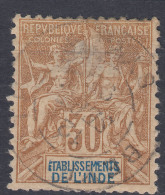 India 1892 Yvert#9 Used - Used Stamps