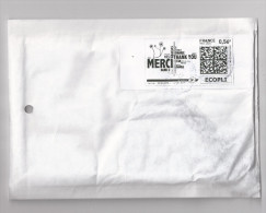 Enveloppe Bulle Avec Vignette. (Voir Commentaires) - 2010-... Illustrated Franking Labels