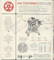 Menuiserie/Scies électriques Et Scies Circulaires/ Soc. Continentale De Constr. Et D´Equip Agr./Vers 1945  VP696 - Agriculture